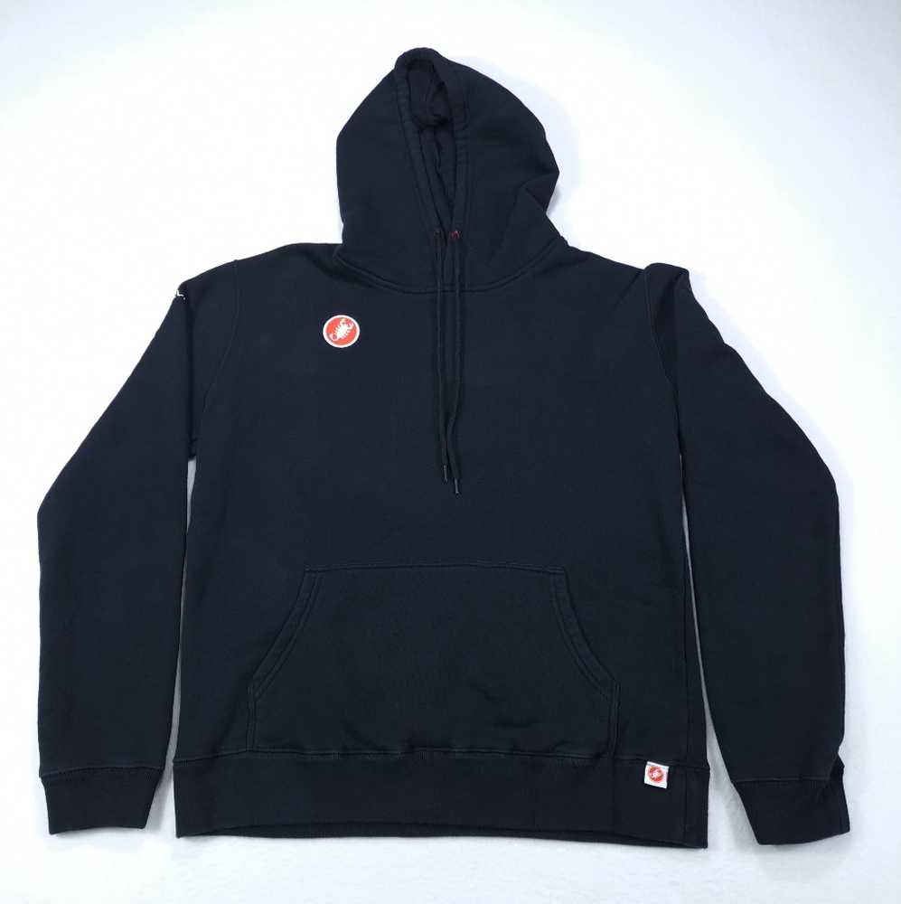 Castelli Hoodie Mens Large Cycling Multicolor Pullover Sweatshirt Embroidered